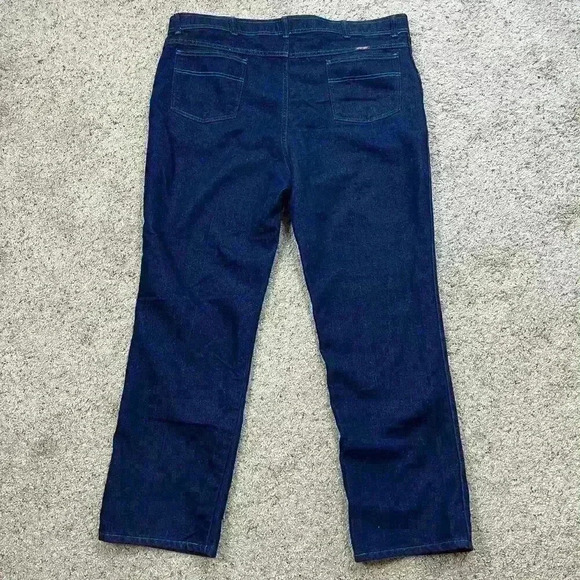 Wrangler Vintage Mens Regular Fit Classic Blue Denim Jeans - Picture 2 of 14